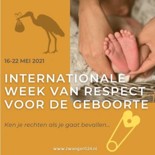 ∞ WEEK VAN RESPECT VOOR DE GEBOORTE ∞ Een nog te weinig - gewoon niet eigenlijk - vermeld item op alle lijsten met belangrijke dagen en evenementen in het jaar! 

Het baren van je kind, de bevalling, het geboren worden, daar moet je met een goed gevoel op terug kunnen kijken. Het is een lifechanging event, een once in a lifetime event misschien wel, een markering in je levenslijn, een herinnering die gegrift wordt in je geheugen. 

De geboortezorg zelf is in Nederland goed geregeld. En in Nijmegen e.o. zeker, met zo'n 75 verloskundigen en drie ziekenhuizen in de regio met daarbij ook nog eens een overkoepeld orgaan als het @verloskundigcentrumnijmegen en samennijmegen.nl. 

Maar zij bepalen niet hoe jouw bevalling eruit moet gaan zien, dat doe jij!

Zij kunnen je wel informeren en adviseren, maar de regie ligt in jouw handen. Neem die regie, lees je in en weet wat de mogelijkheden zijn en leg ze vast in je geboorteplan. Laat weten wat jij belangrijk vindt en waarom.

Weet je niet waar te beginnen, check de informatie op www.zwanger024.nl eens, ook daarover is het een en ander opgeschreven om je hierin wegwijs te maken. 

Zoek je een basis voor een geboorteplan? Die staat er (binnenkort) ook!

NB je zult snappen dat indien medisch ingrijpen noodzakelijk is, het medisch handelen belangrijker zal zijn dan wat wenselijk is. Laat je ook daarover informeren, dan weet je ook daarin wat de mogelijke verwachtingen kunnen zijn.

#zwanger #zwangerschap #zwangerinnijmegen #zwanger024 #weekvanrespectvoordegeboorte #IWRC #geboorteplan #voorbereidingisalles #kenjerechten #momtobe #voorbereidingbevalling #bevallen #birth #kindkrijgen #geboorte #ouderschap #kindkrijgen #zwangerschap #begeleiding #zwangerschapsbegeleiding