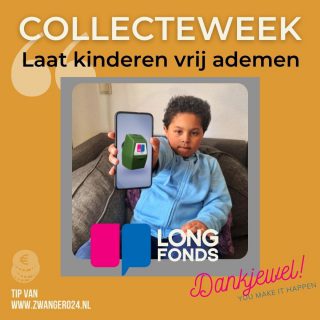 ∞ COLLECTE LONGFONDS ∞ Deze week is het de collecteweek voor het Longfonds. 

Tijdens de campagne 'Laat kinderen vrij ademen' staan de longen van kinderen centraal. 
Wist jij dat astma de grootste chronische kindereziekte is? Met de collecte van deze week wordt geld opgehaald voor o.a. het onderzoek naar hoe jonge longen te beschermen en astma te voorkomen. Gezonde longen is het uiteindelijk het doel, zodat ieder kind vrij kan ademen. Het longfonds doet overigens ook onderzoek naar de gevolgen van vroeggeboorte op de longontwikkeling en de gevolgen op latere leeftijd. 

Deze collecte is dan ook van harte aanbevolen!

Nog even een paar leuke longweetjes...
Wist je dat de longen van je ongeboren kindje vol zit met vruchtwater?
Dat de longen eiwitten maken die het startsein geven voor de bevalling? 
En dat het 20 seconden kan duren voordat de ademhaling van de baby op gang komt? 

#collecteweek #longfonds #longen #zwanger #zwanger024 #astma #zwangerinnijmegen #regio024 #momtobe #baby #vroeggeboorte